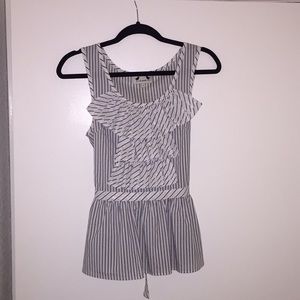 Striped tank/blouse